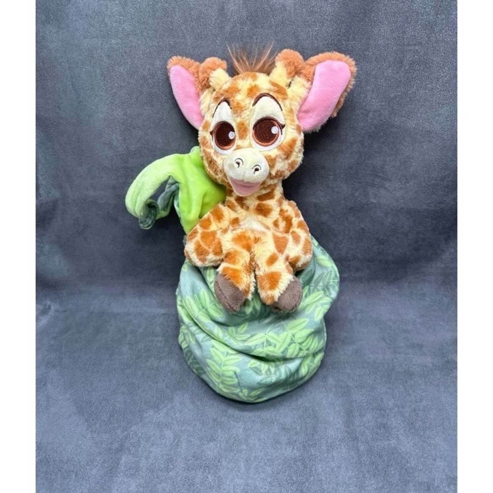 Disney Parks Animal Kingdom Baby Giraffe in a Blanket Plush - Picture 1 of 5